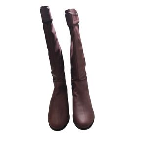 Chic Over the Knee Brown Boots